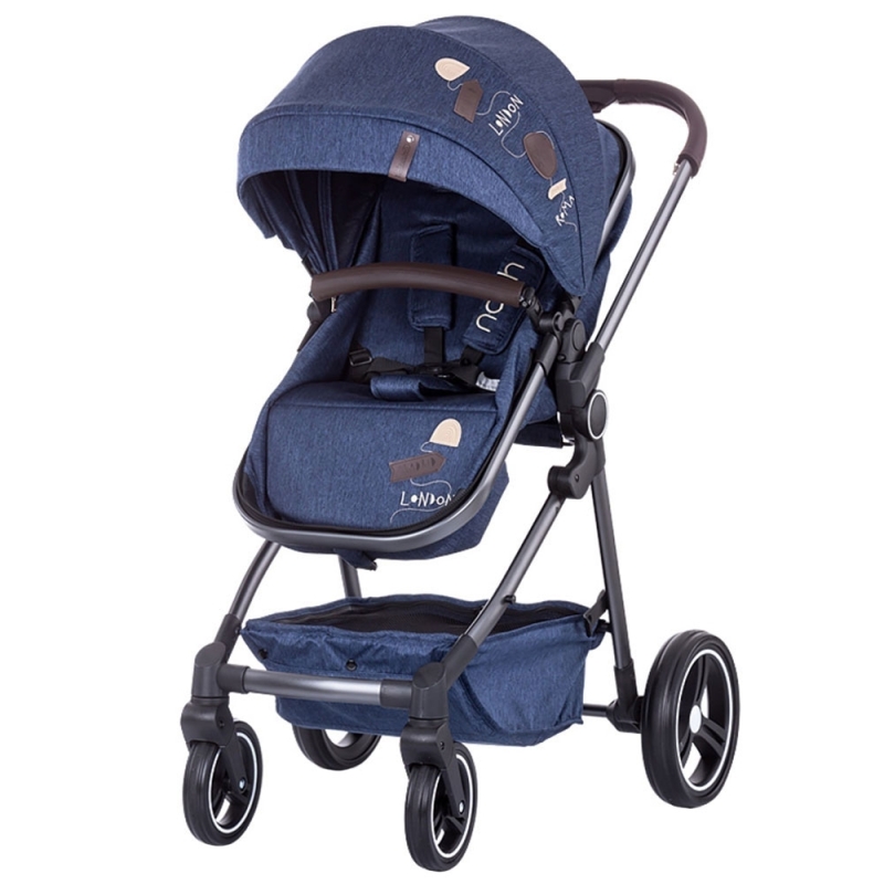 Carucior chipolino noah 2 in 1 blue denim