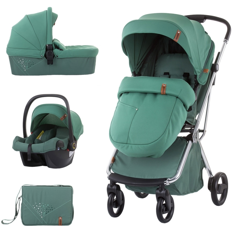 Carucior chipolino piruet 3 in 1 pine cu sezut rotativ