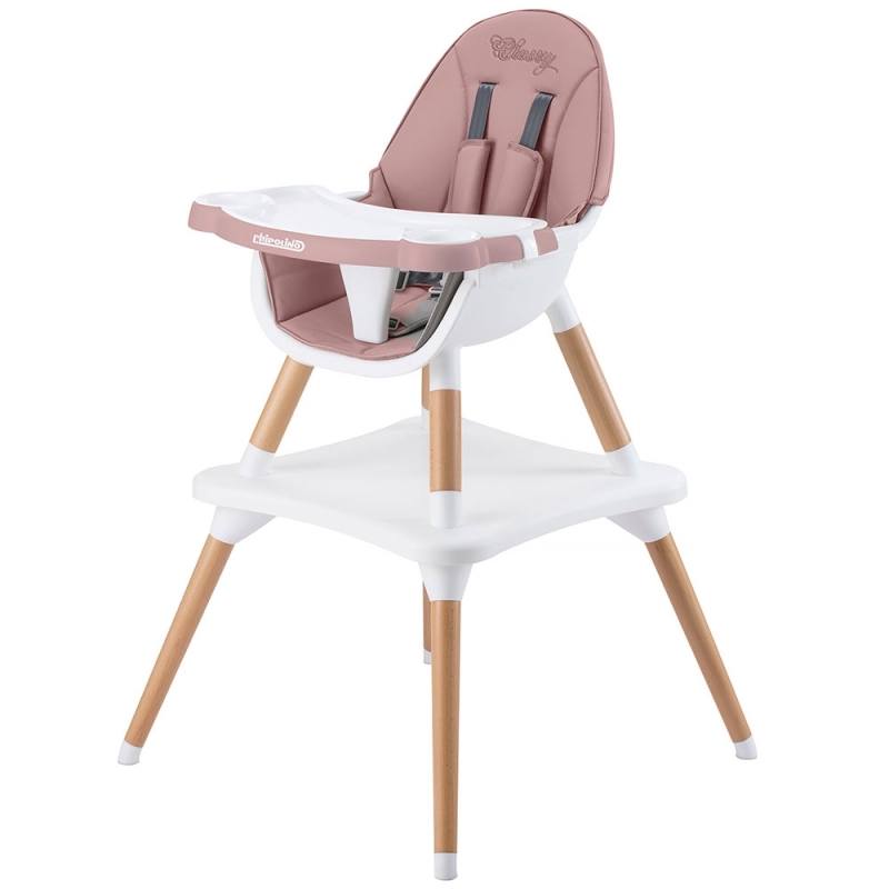 Scaun de masa Chipolino Classy 3 in 1 peony pink