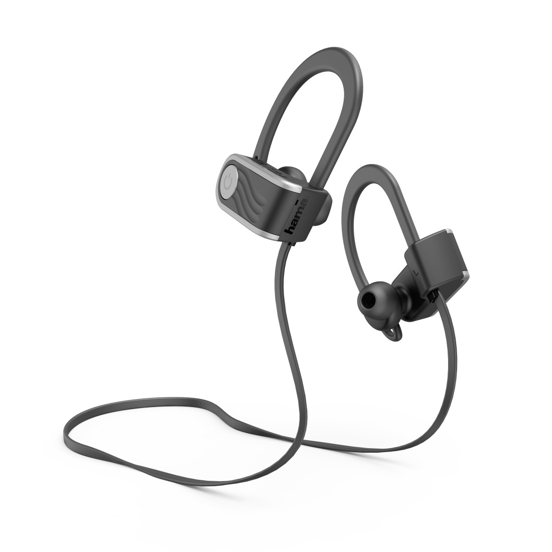 Casti hama ``voice sport`` micro, negru / argintiu