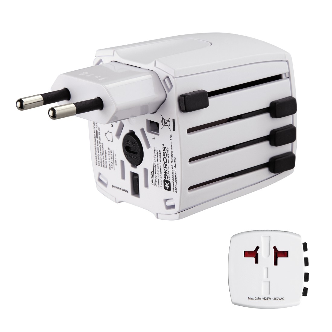 Hama adaptor priza universal muv micro, 2 pini