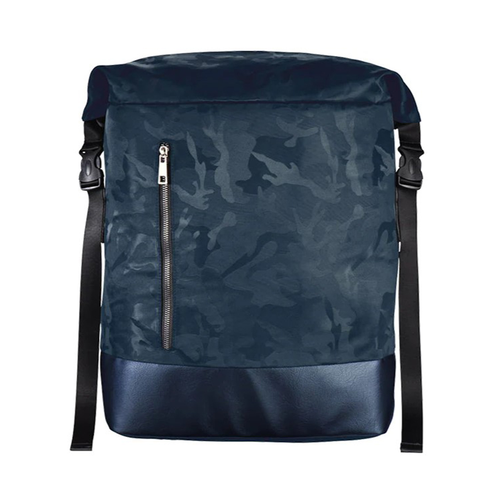 Hama rucsac roll top mision camo, 15.6``, bleumarin