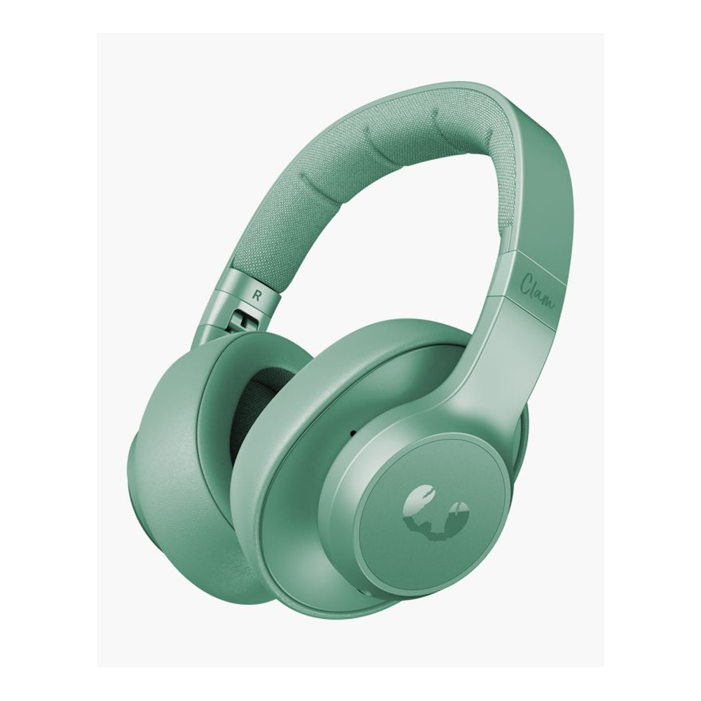 Casti fara fir, Fresh 'N Rebel Clam ANC, Bluetooth, Over-ear, Microfon, Noise Cancelling, verde