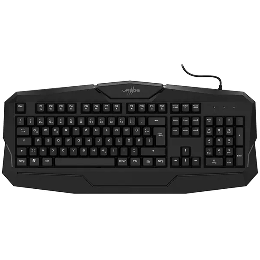 Tastatura gaming hama urage exodus 100, layout german, usb, negru