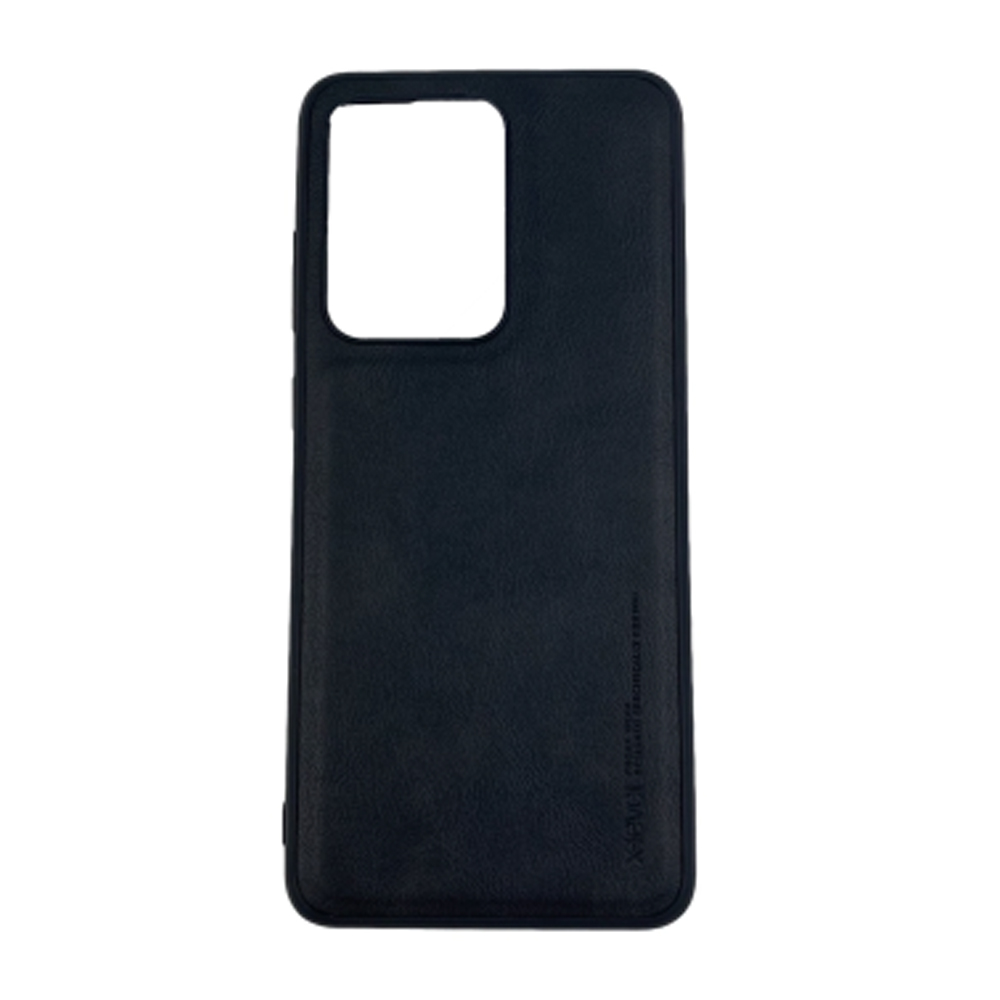 Husa Loomax de protectie Samsung S20 Ultra, anti-soc, din piele ecologica, subtire, negru