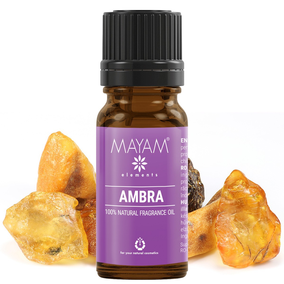 Parfumant natural elemental, ambra, 10 ml