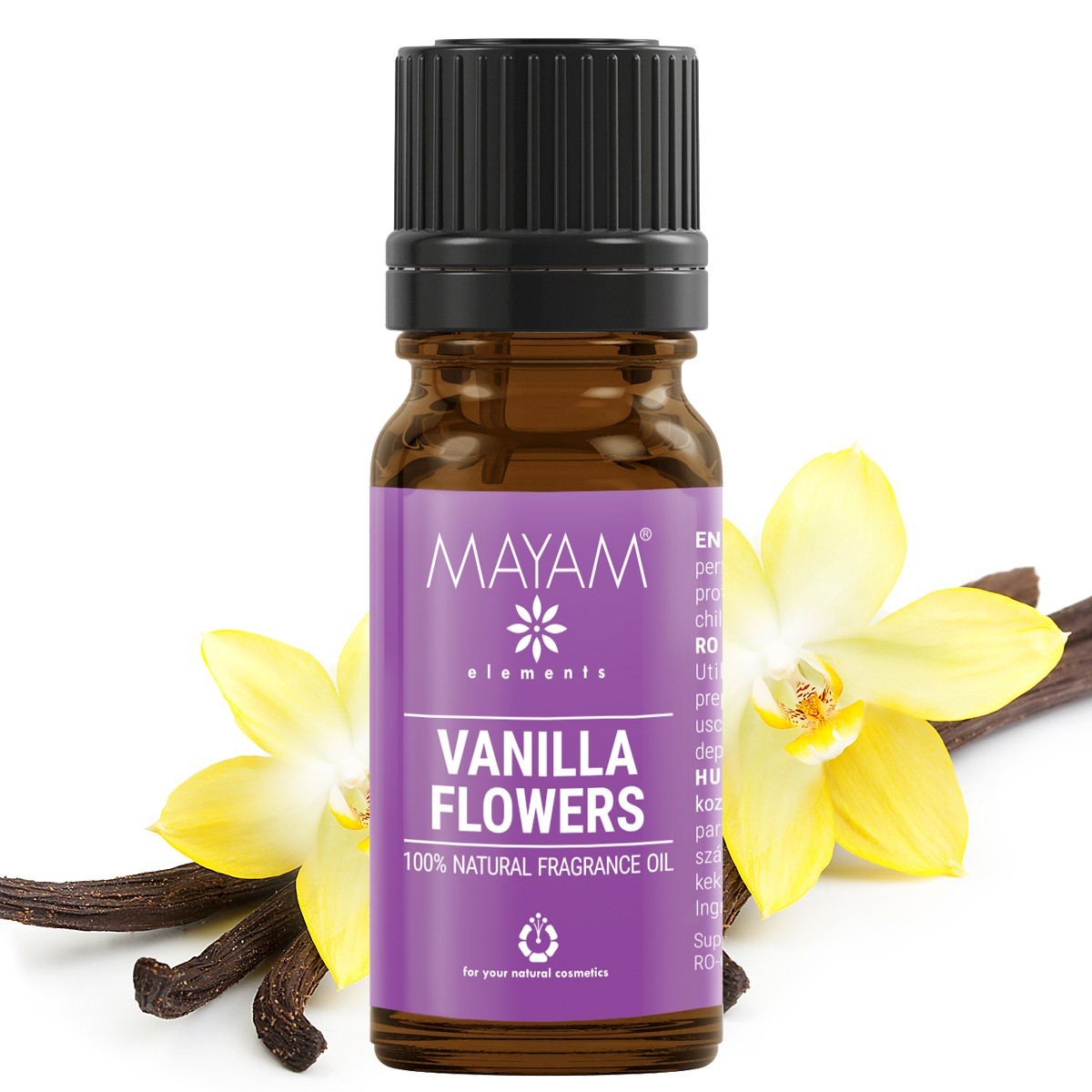 Parfumant natural elemental, vanilla flowers, 10 ml