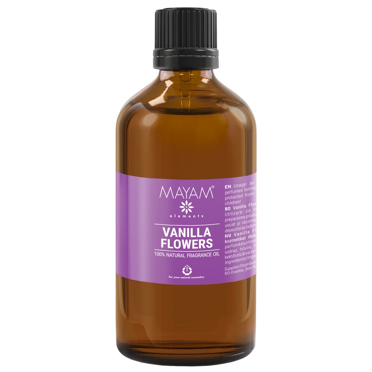 Parfumant natural Elemental, Vanilla Flowers, 100 ml