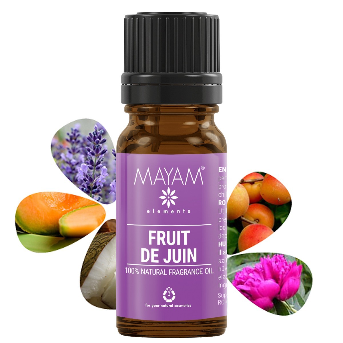 Parfumant natural elemental, fruit de juin, 10 ml