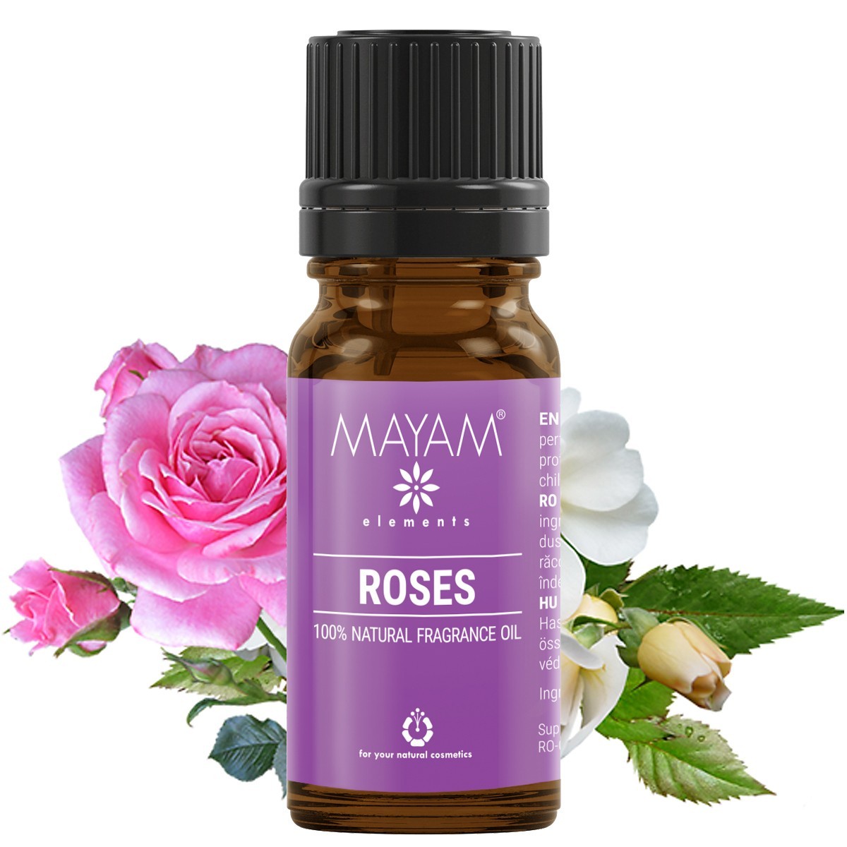 Parfumant natural elemental, roses, 10 ml