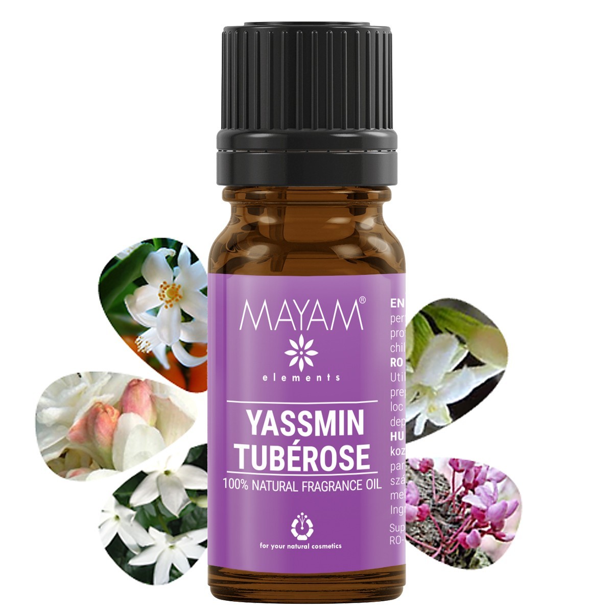 Parfumant natural elemental, yassmin tuberose, 10 ml
