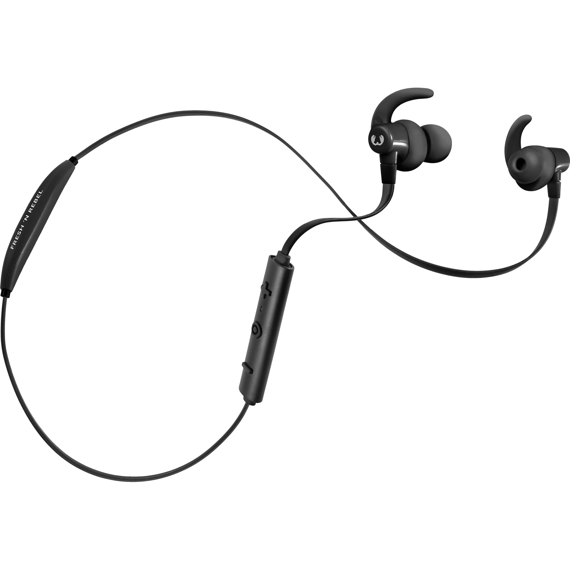 Casti audio fresh'n rebel lace, in-ear, wireless, sport, negru