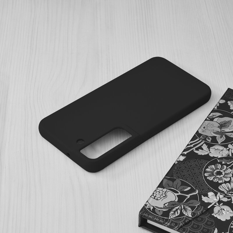 Husa Samsung Galaxy S22 Plus Loomax Silicon Subtire - Negru