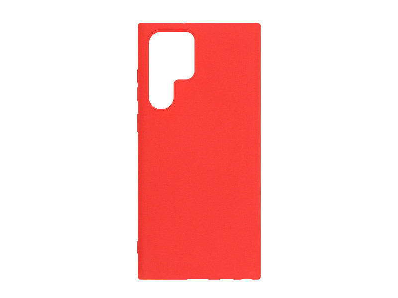 Husa de protectie Loomax, Samsung Galaxy S22 Ultra, silicon, rosie