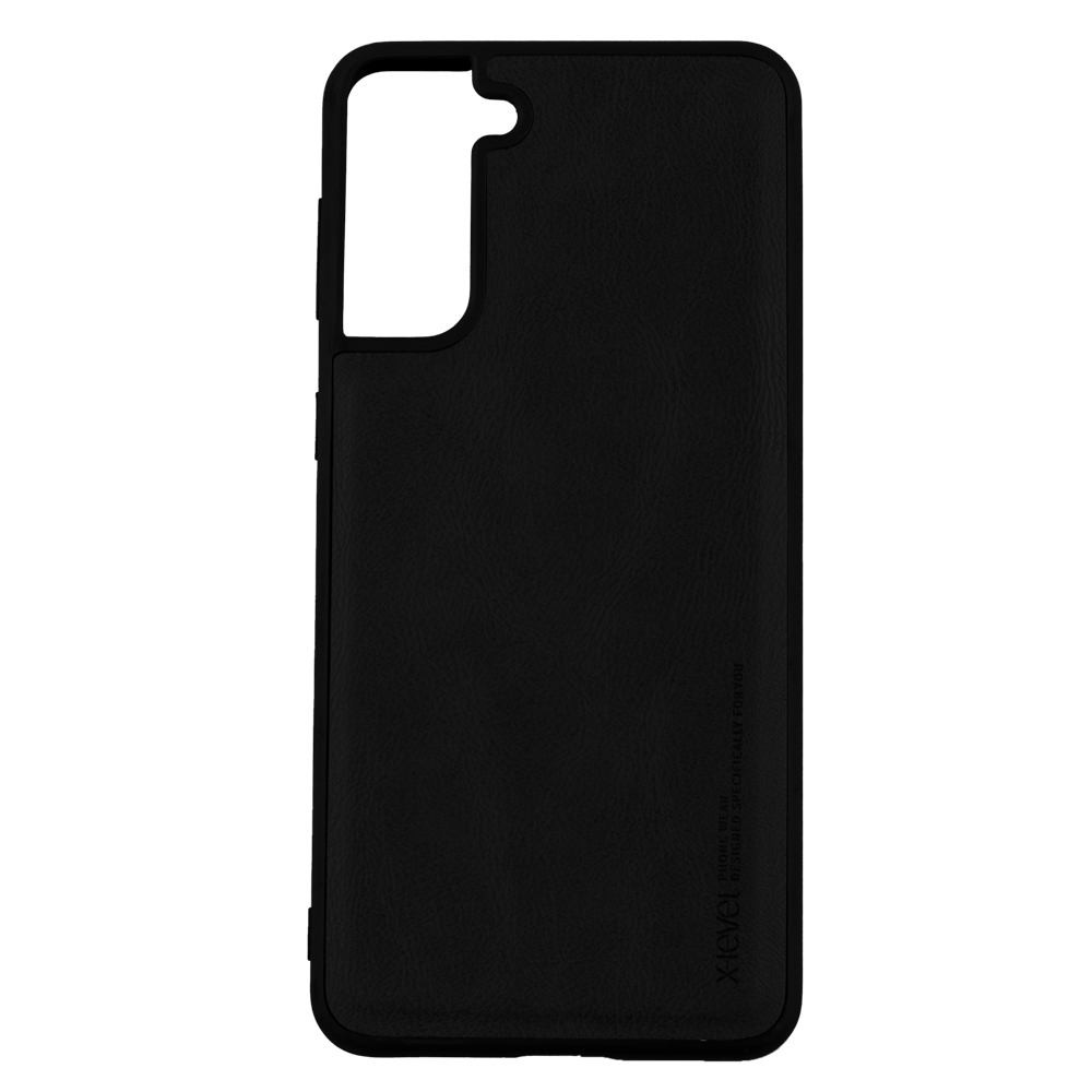 Husa de protectie Loomax, Samsung Galaxy S22 Plus, din piele ecologica, neagra
