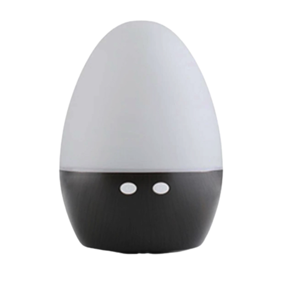 Umidificator si difuzor aromaterapie lila care, 120 ml, 4 w, schimbare culoare led, maro / alb