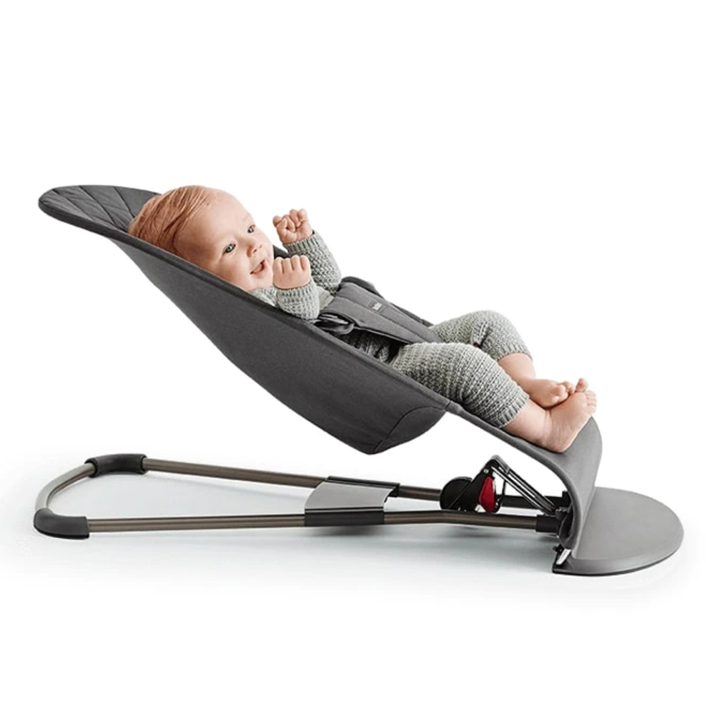 Balansoar pentru bebelusi, Karemi, ergonomic cu 5 trepte, gri deschis - 1 | YEO