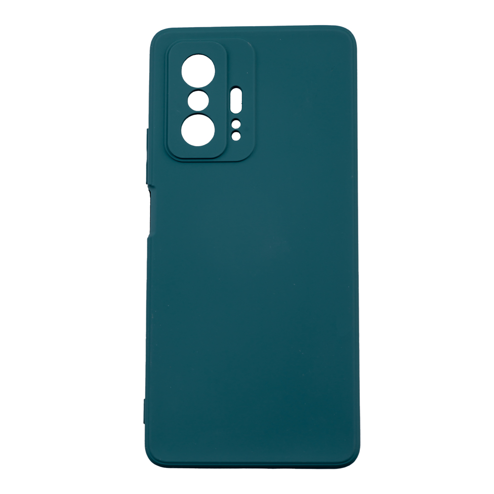 Husa xiaomi 11t pro loomax silicon subtire - verde