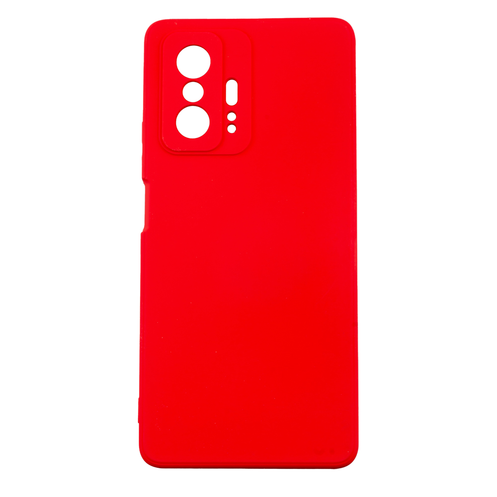 Husa xiaomi 11t pro loomax silicon subtire - rosu