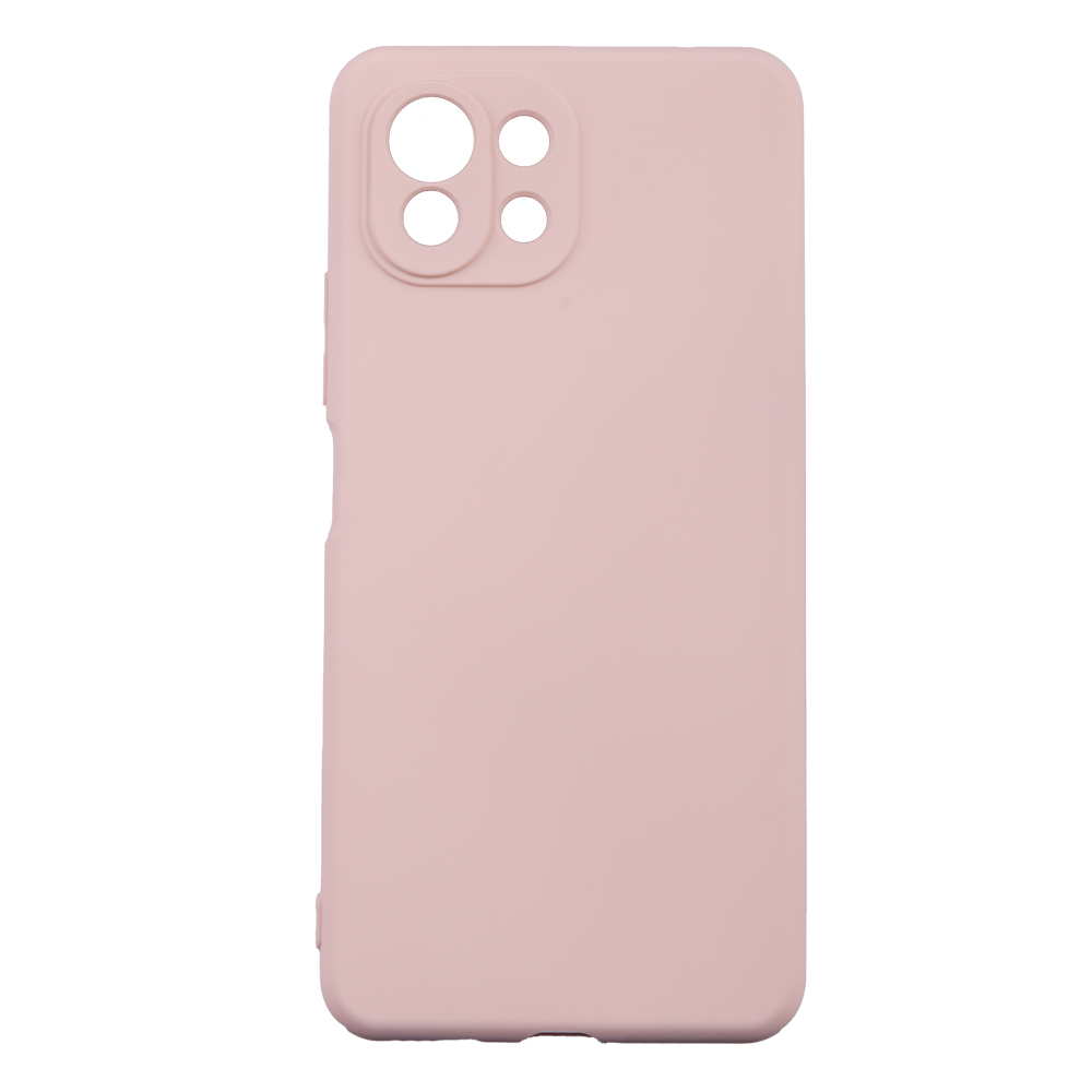 Husa xiaomi 11t lite loomax silicon subtire - bej