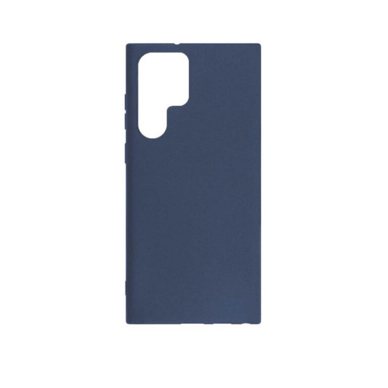 Husa de protectie Loomax, Samsung Galaxy S22 Ultra, silicon, albastru