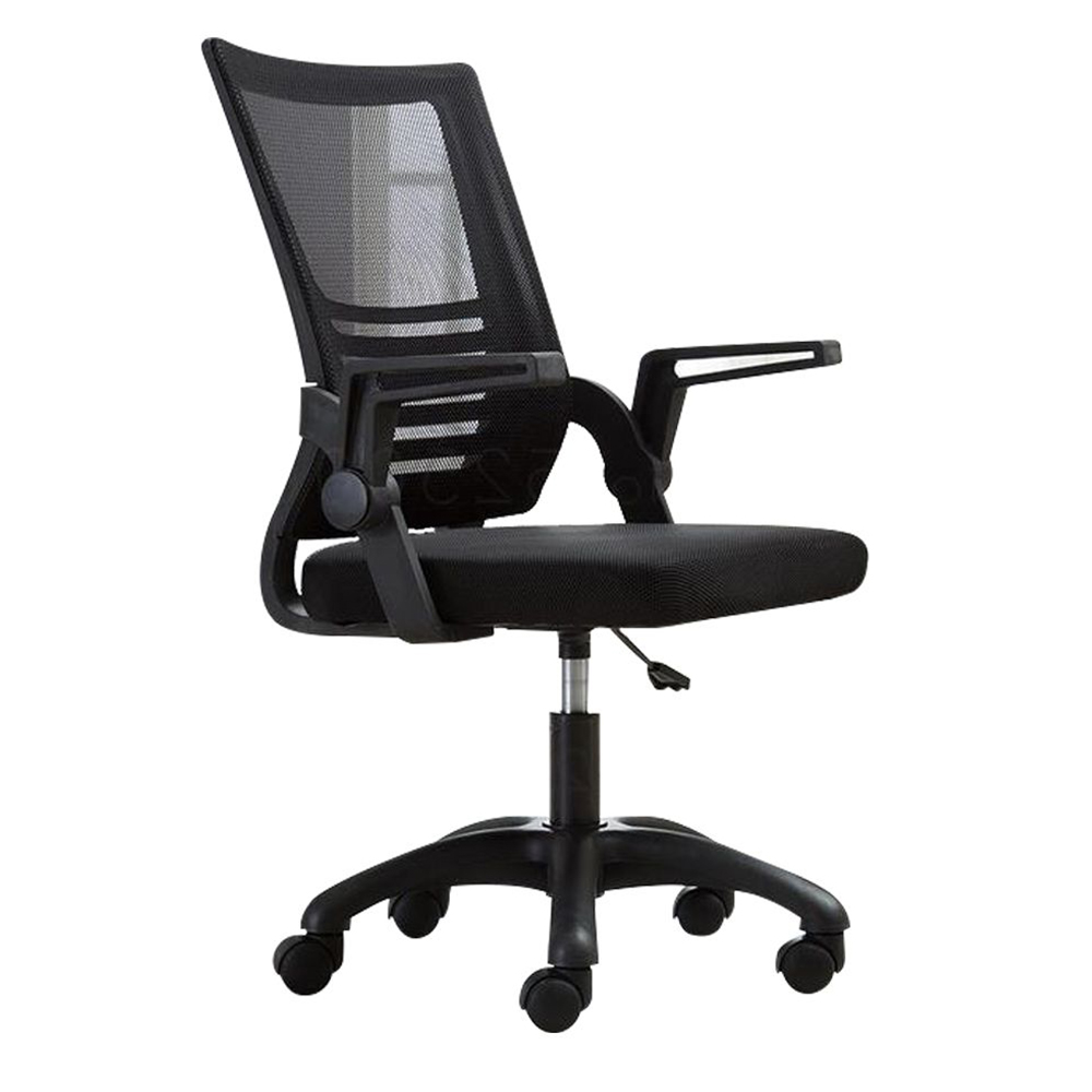 Scaun de birou, ergi black, karemi, material textil, negru