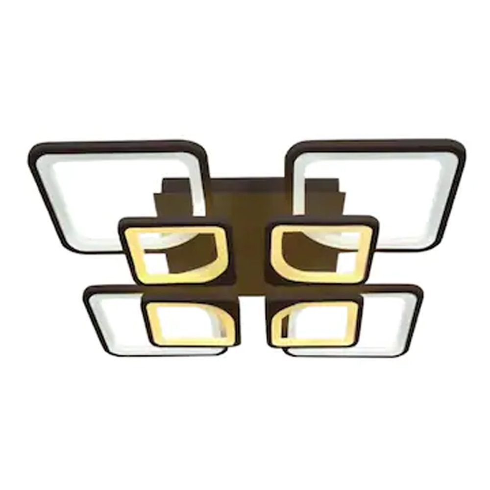 Lustra LED cu telecomanda, 240 w, lumina rece/calda/neutra, alba, intensitate reglabila