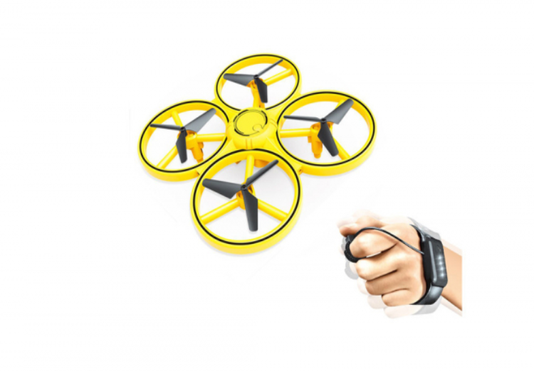 Drona Loomax, cu telecomanda, control prin miscarea mainii, rezistenta coliziune