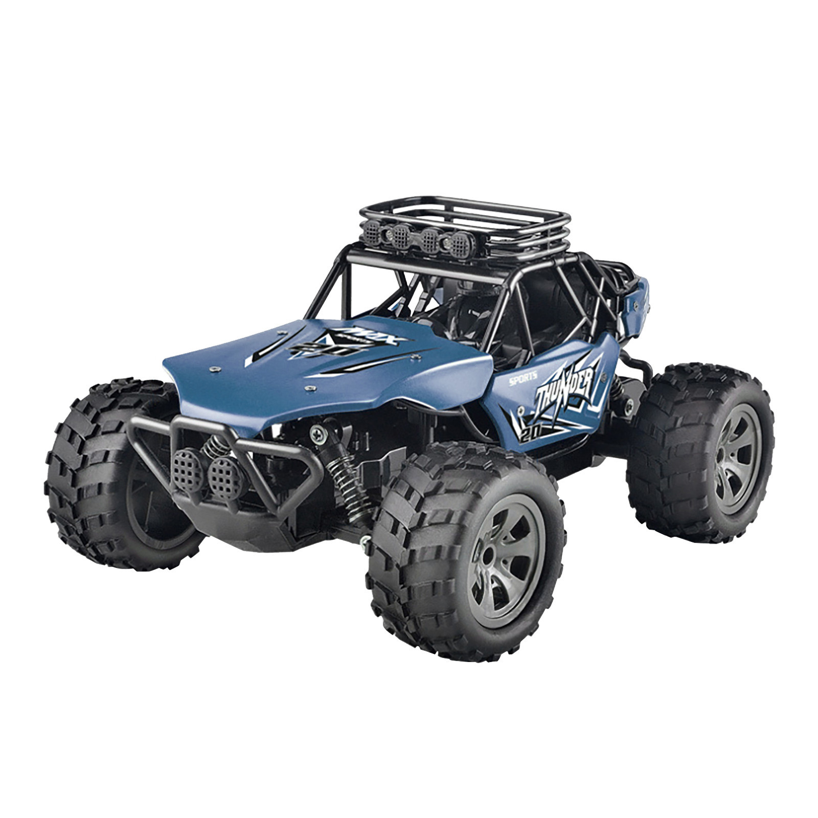 Masina off-road karemi pentru copii, cu telecomanda, albastru