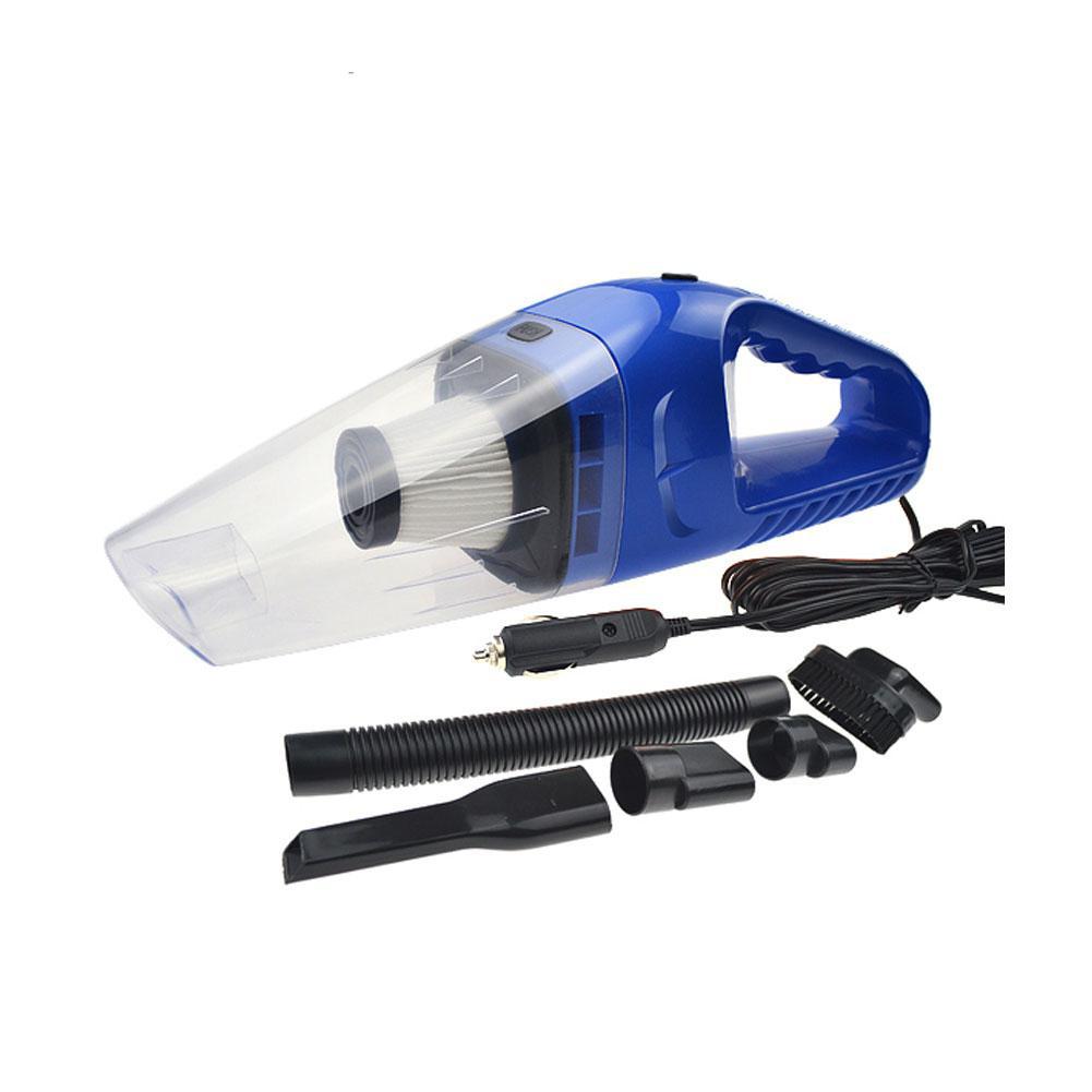 Aspirator portabil loomax, pentru masina, cu dubla utilizare, umed si uscat, 80 w, albastru