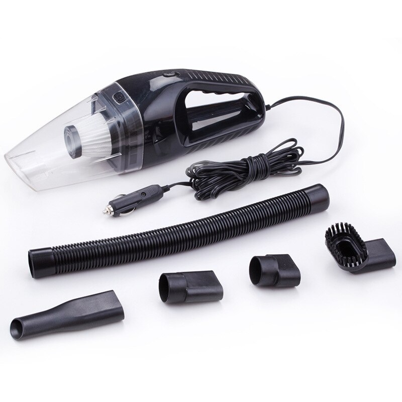 Aspirator portabil loomax, pentru masina, cu dubla utilizare, umed si uscat, 80 w, negru