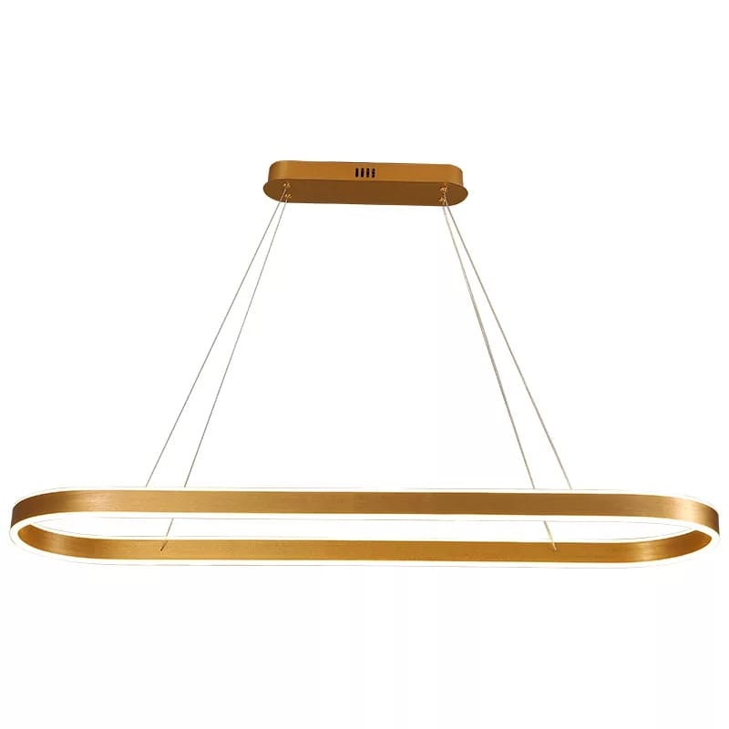Lustra LED cu telecomanda,120W ,lumina rece/calda/neutra, intensitate reglabila, auriu