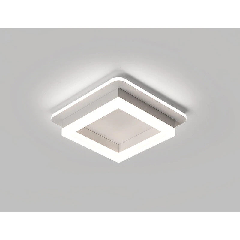 Plafoniera LED patrata, putere 40W, lumina alba rece/neutra/calda, alb